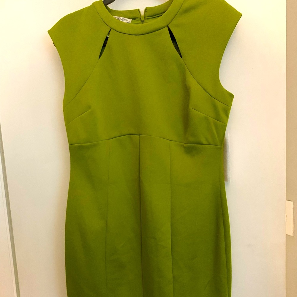 NWT green knee length dress